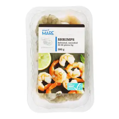 Atit. krevetės RIMI, ASC, 40/50, 300 g