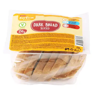 Tamsi duona RIMI FREE FROM, pjaustyta, 250 g