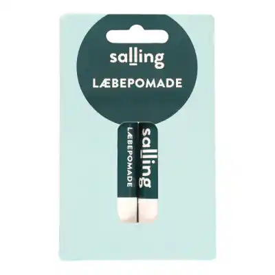 Lūpų balzam. su vitaminu E SALLING, 2 x 4,8 g