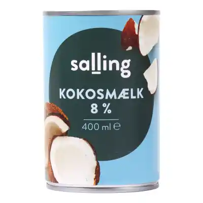 Kokosų gėrimas SALLING, 8 % rieb., 400 ml