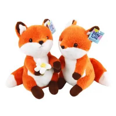 Pliušinė lapė RIMI PLAYTIME, 29 cm