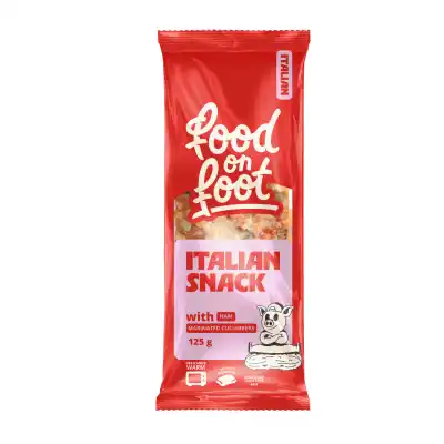 Ital. apkepėlė su kumpiu FOOD ON FOOT, 125 g