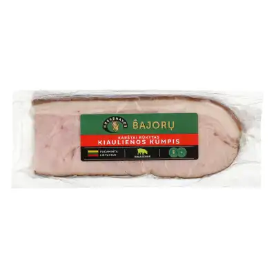 Karštai rūk. kiaulienos kumpis BAJORŲ,a.r.1kg