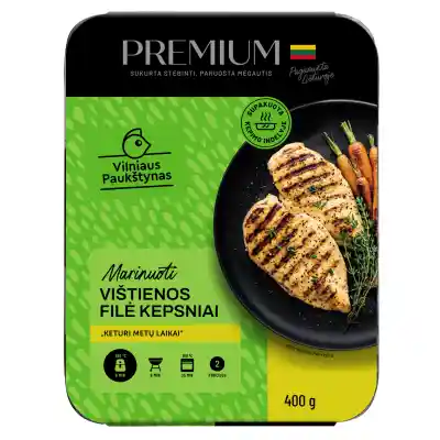 Višt. filė kepsniai 4 METŲ LAIKAI mar., 400 g