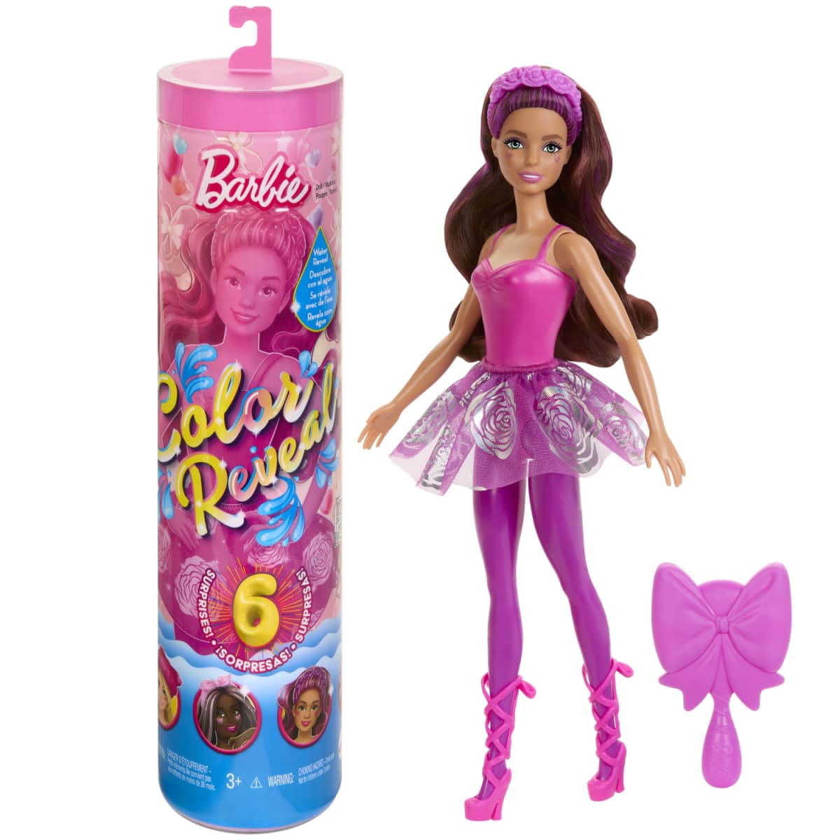 Nukk Barbie Color Reveal varviul. baler
