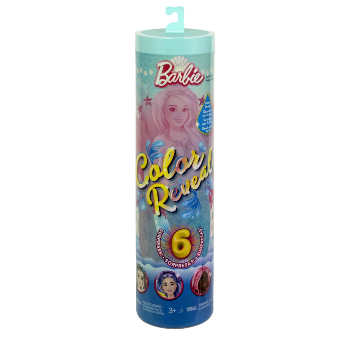 Nukk Barbie Color Reveal merineitsi