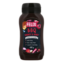 Barbekiu padažas su medumi FELIX, 450 g