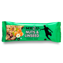 Javainių batonėlis ME2U NUTS&LINSEED, 45 g