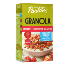 Granola su avietėmis ir braškėmis, 450 g