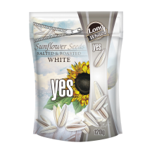 Baltos, sūdytos saulėgrąžos YES, 120 g