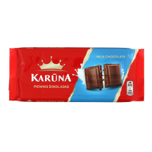 Pieninis šokoladas KARŪNA, 80 g