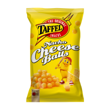 Sūrio sk.kukur. traškučiai TAFFEL BALLS, 165g