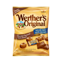 Šok. karamelė su saldik. WERTHER'S SF, 60g