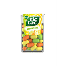 Citrusinių vaisių sk. saldainiai TIC TAC, 18g