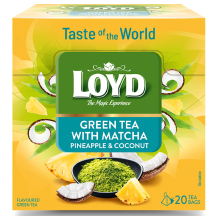 Žal. arbata LOYD MATCHA su an. ir kok. 30 g