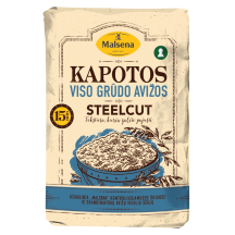 Viso grūdo kapotos avižos MALSENA, 1,2 kg