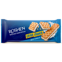 Vafeles Roshen Crunch vaniļas pildījums142g