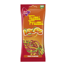 Košļājamās konfektes Tutti Frutti Laces 100g