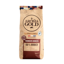 Kavos pupelės AROMA GOLD FARMERS BRAZIL, 1 kg