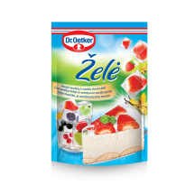 Braškių ir vanilės skon. želė DR OETKER, 72 g