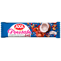 Batonėlis AXA su spanguol. ir kokosais, 30 g