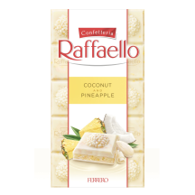Valge šokolaad ananassi maits. Raffaello 90g
