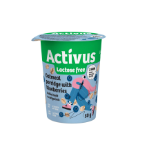 Aviž. dribsnių košė su mėlynėm. ACTIVUS, 50 g