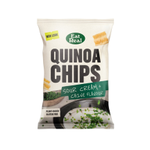 Kvin. čipsi Eat Real skābā kr., maurl. g. 40g