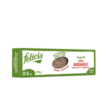 Ekologiški grikių spagečiai FELICIA, 250 g