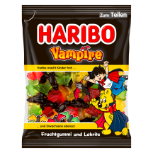 Kummikommid Haribo Vampire 175g