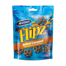 Kliņģerīši Flipz Salted Caramel 90g