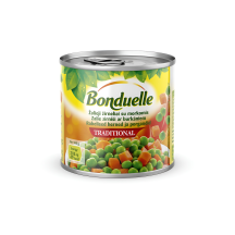 Žirniai su morkomis BONDUELLE, 425 ml / 240 g