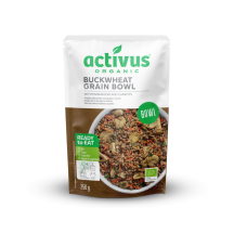 Ekologiškas grikių patiekalas ACTIVUS, 250 g