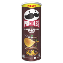 Bulvių trašk. PRINGLES GRILLED STEAK, 165 g