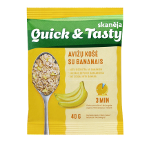 Avižinė košė su bananais SKANĖJA, 40 g