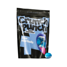 Saldainiai CRUNCH PUNCH BLUE STARBALLS, 100 g