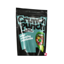 Saldainiai CRUNCH PUNCH SOUR RAINBOWS, 100 g