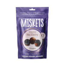 Džiov. gerv. dengtos pien. šok. MISKETS, 80 g