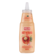 Aštrus kebabų padažas HOT KEBAB FELIX, 335 ml