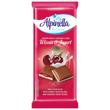 Šok. su jog., vyšn. įd. ALPINELLA, 100 g