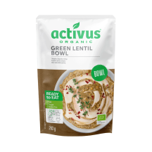 Ekol. žaliųjų lęšių troškinys ACTIVUS, 283 g