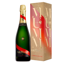Šamp. G.H.MUMM CORDON BRUT dėž., 12 %, 0,75 l