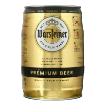 Š.alus WARSTEINER PREMIUM VERUM, 4,8 %, 5 l