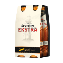 Alus ŠVYTURYS Ekstra, 5,2 %, 4 X 0,5 l