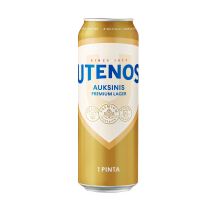 UTENOS Auksinis alus, 5 %, 0,568 l