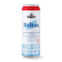 ŠVYTURIO Baltas alus, 5 %, 0,568 l