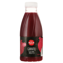 Šviežiai spaustos granatų sultys, 500 ml