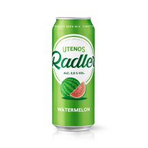 Alus UTENOS RADLER WATERMELON 2,0%, 0,5 l ska