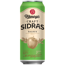 Sidras saldus VILKMERGĖS 4,8%, 0,5 l  skarda