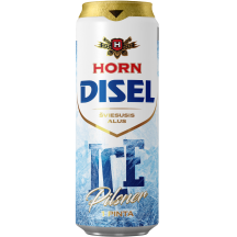 Alus HORN DISEL Ice Pilsner 4,7%, 0,568 l